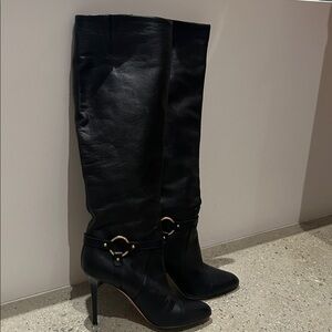 Jimmy Choo Black Heeled Boots